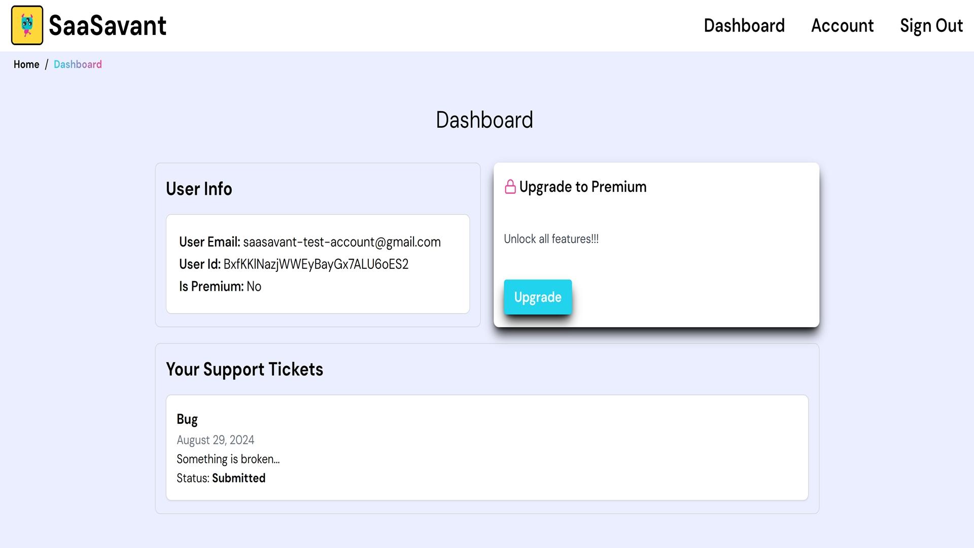 SaaSavant Admin Dashboard Features